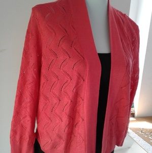 #19- 89th & Madison Pink Knit Shrug